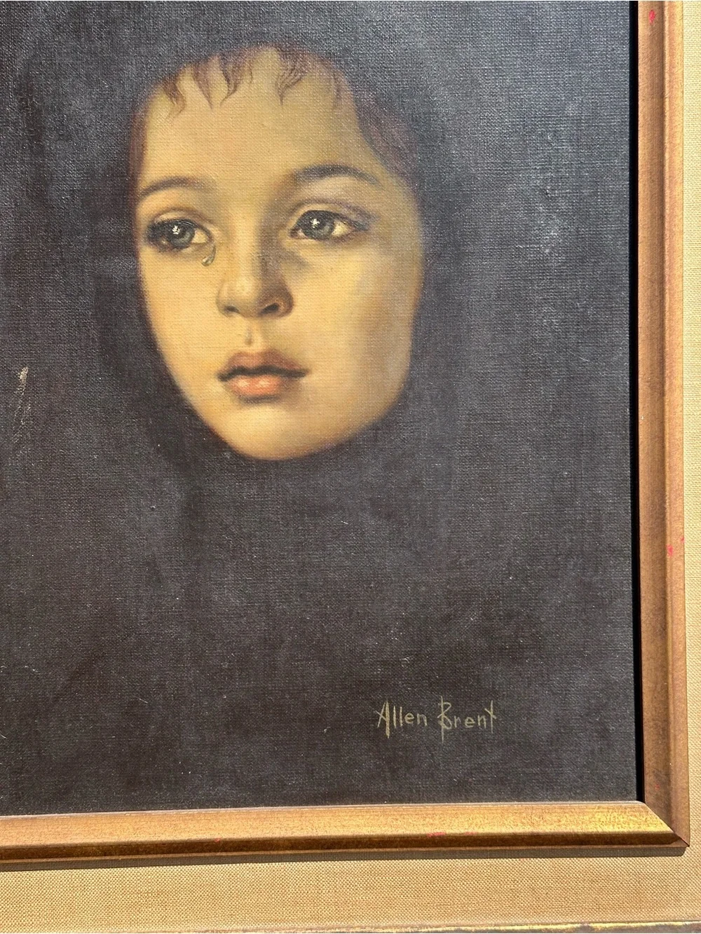 Allen B. By Allen Schwartz Portrait in Black and Gold